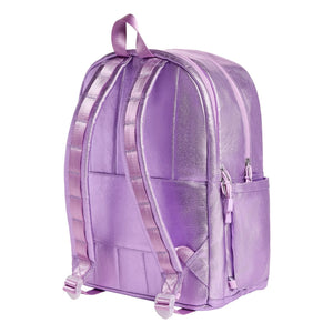 State Bags - Mochila de doble bolsillo Kane Iridescent Stars | Rosa