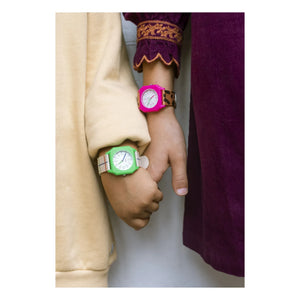 Mini Kyomo - Leopard Watch - Mini Kyomo x Taxi Brousse | Marrón