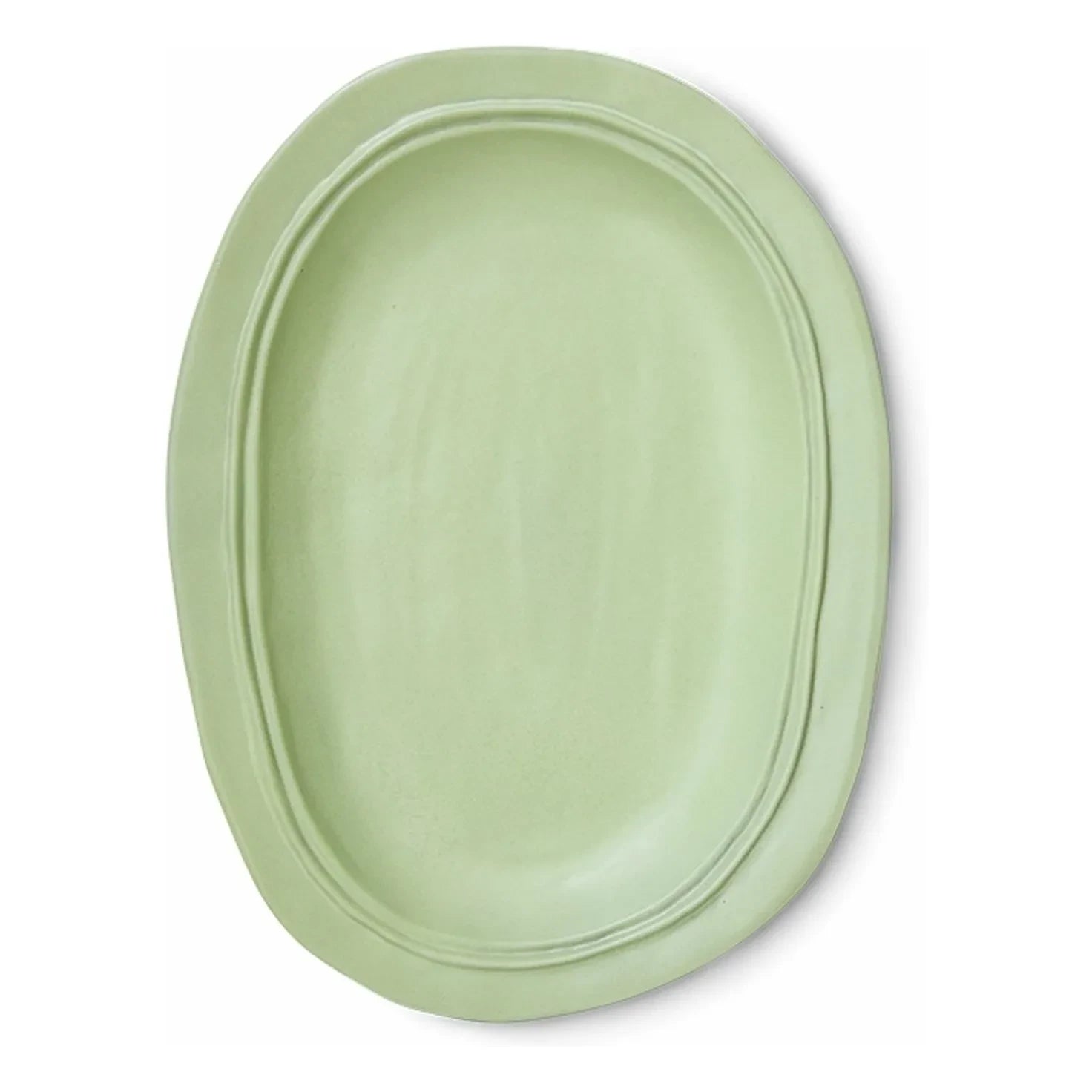 HKliving - Plato de cerámica New Classics | Verde Menta