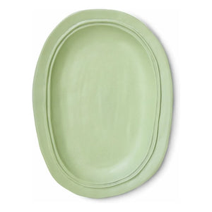 HKliving - Plato de cerámica New Classics | Verde Menta