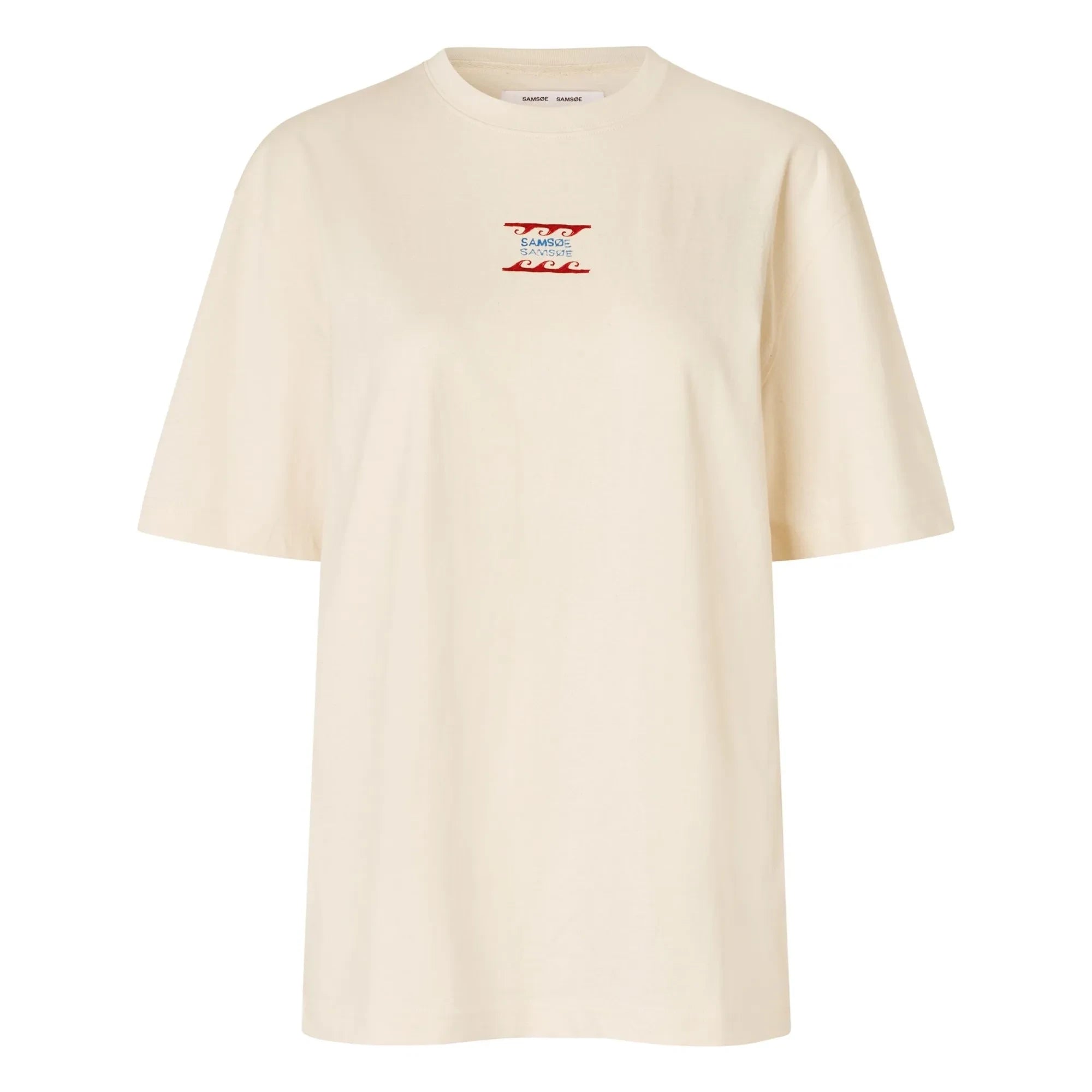 Samsoe Samsoe - Camiseta de algodón Sagergei | Blanco roto