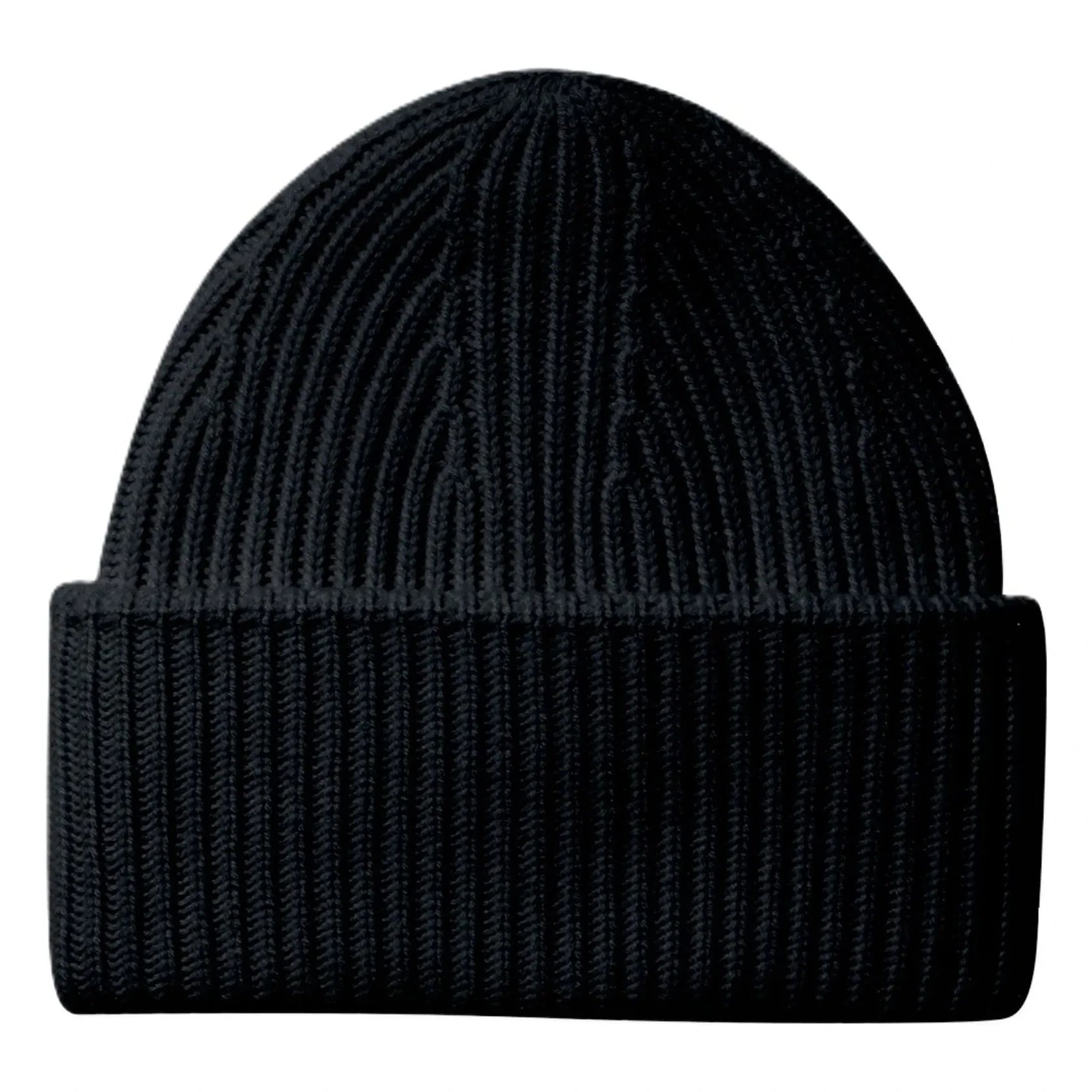 Bompard - Gorro de canalé de cachemira | Negro