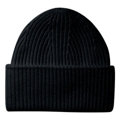 Bompard - Gorro de canalé de cachemira | Negro