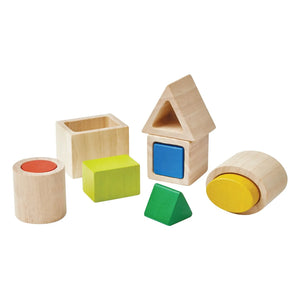 Plan Toys - Formas geométricas encajables