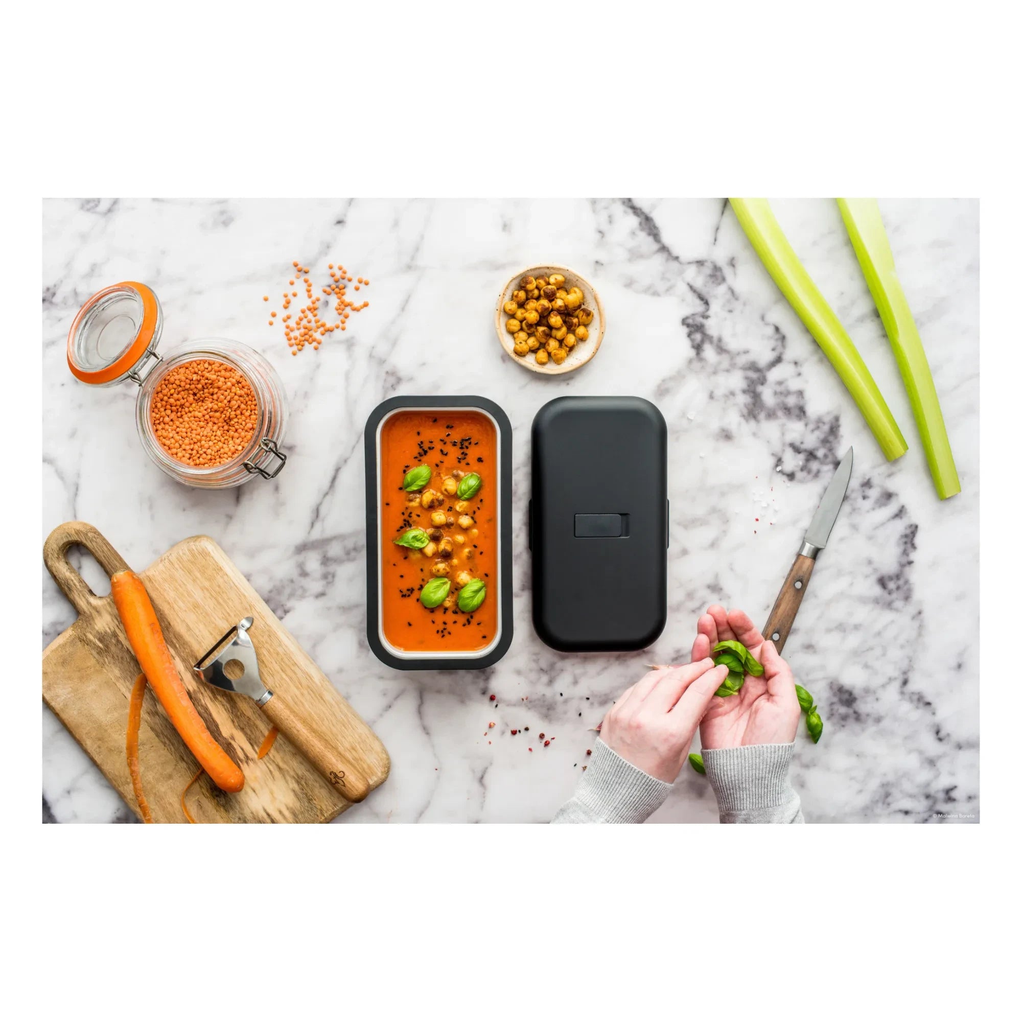 Monbento - Bento calefactable MB Warmer | Negro