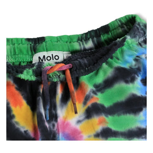 Molo - Pantalones cortos de algodón orgánico teñido Anudado Amile | Negro