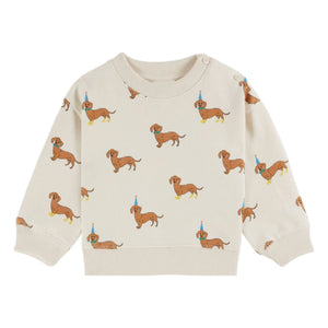 Emile et Ida - Sudadera Dogs de Algodón Orgánico | Crudo