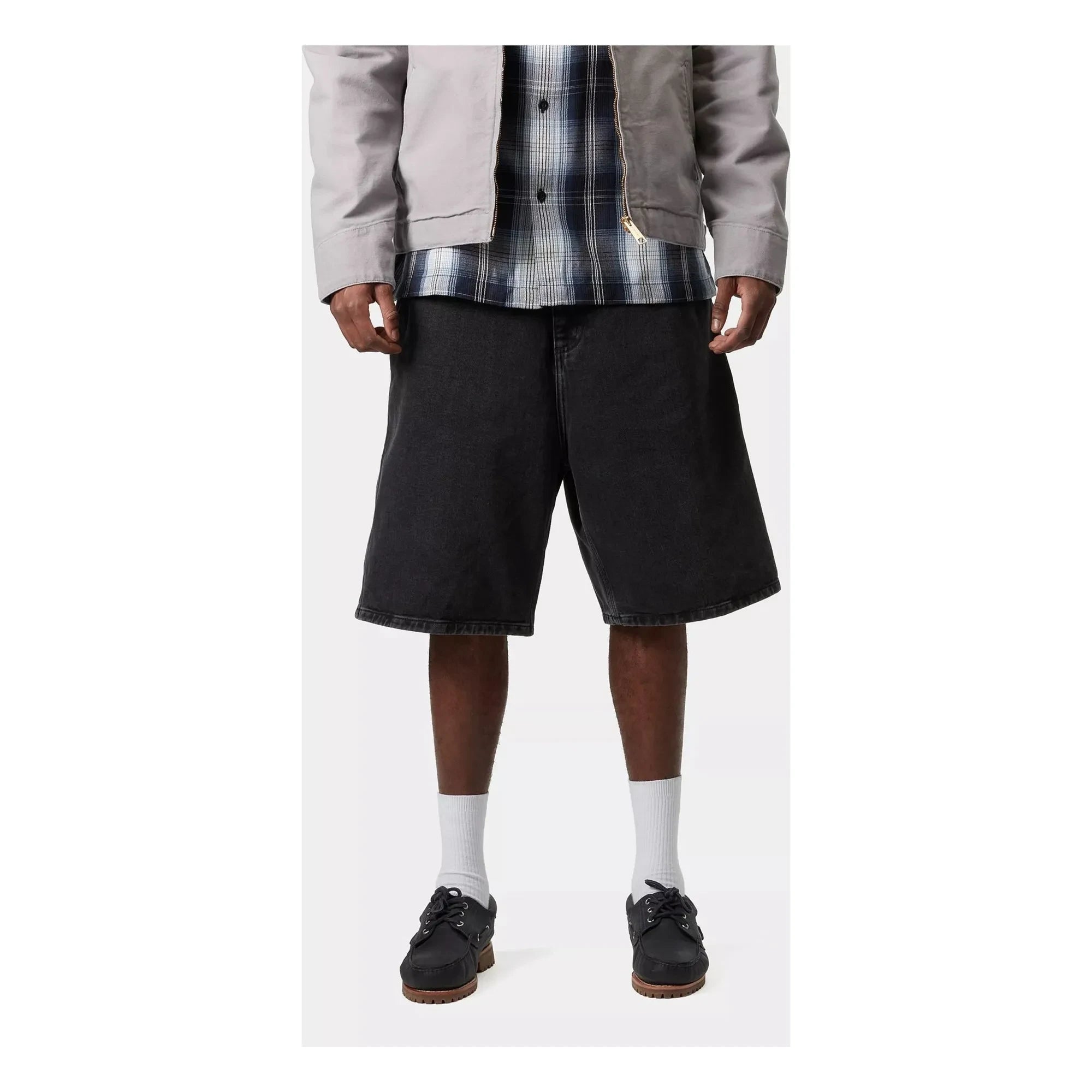 Carhartt WIP - Shorts Rivet de Algodón Orgánico | Negro