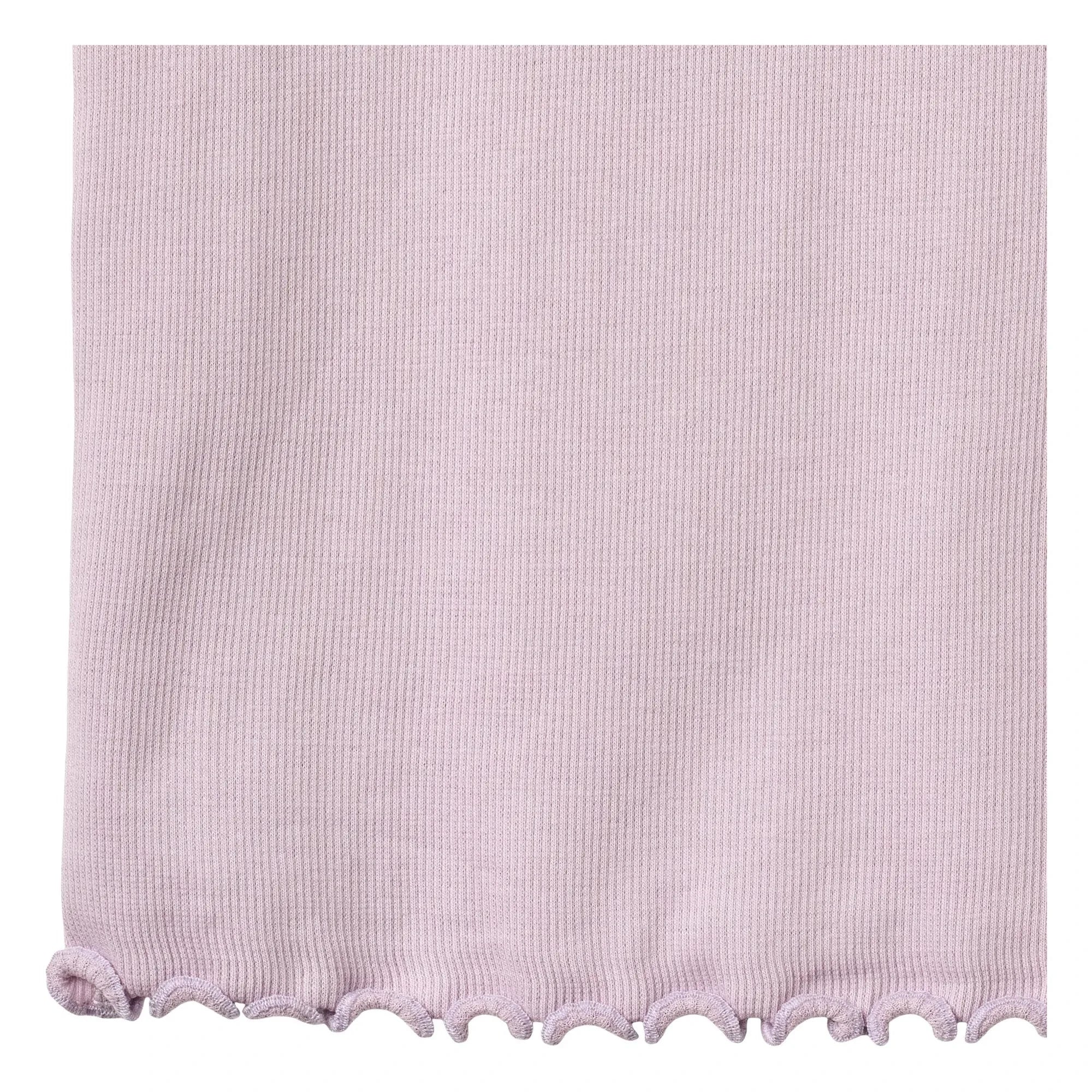 Wheat - Camiseta de tirantes acanalada de algodón orgánico Minka | Lavanda