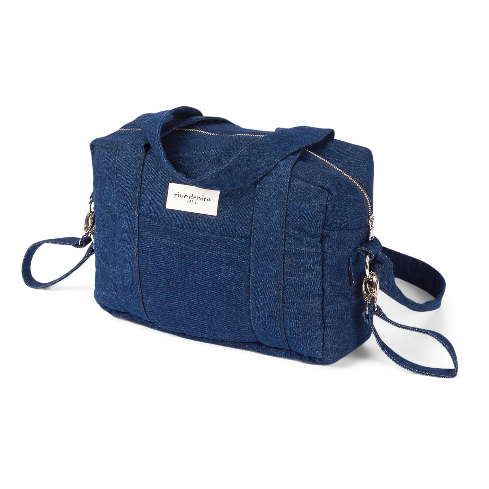 rivedroite - Bolso Cambiador Mini Darcy Denim Reciclado | Denim sin lavar