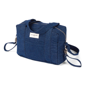 rivedroite - Bolso Cambiador Mini Darcy Denim Reciclado | Denim sin lavar