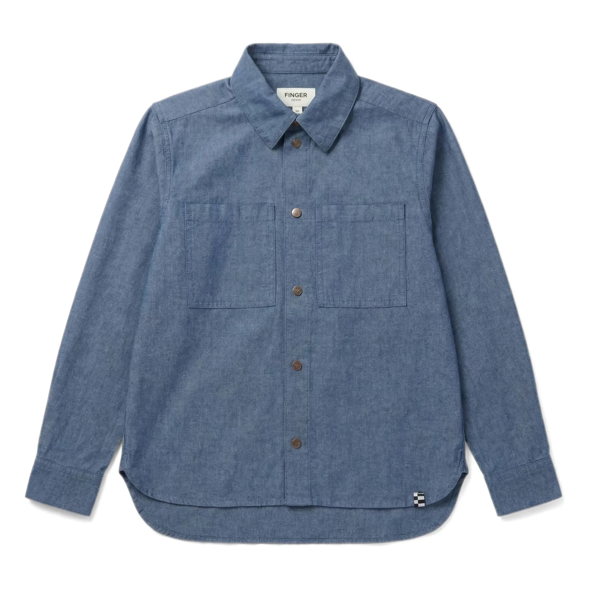Finger in the nose - Camisa de jean Enara | Azul