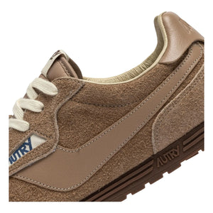 Autry - Zapatillas deportivas bajas de ante y piel Windspin | Marrón claro