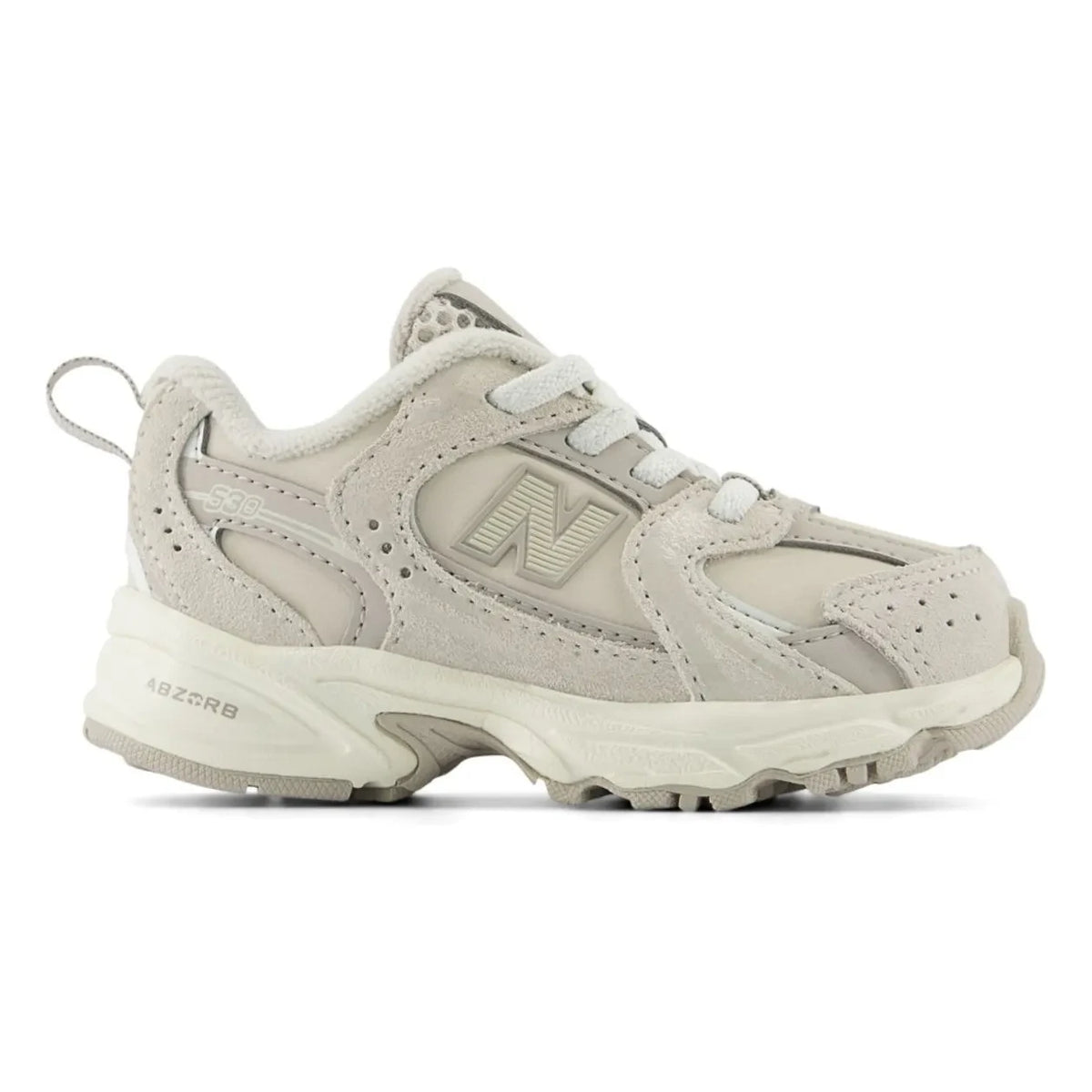 New Balance - Zapatillas deportivas con cordones elásticos 530 | Crema