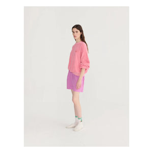 Bobo Choses - Shorts plisados de seersucker de algodón morado