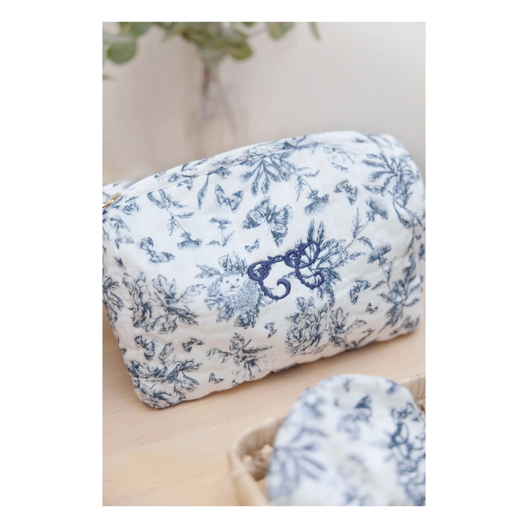 Tartine et Chocolat - Bolsa de aseo Toile de Jouy | Azul marino