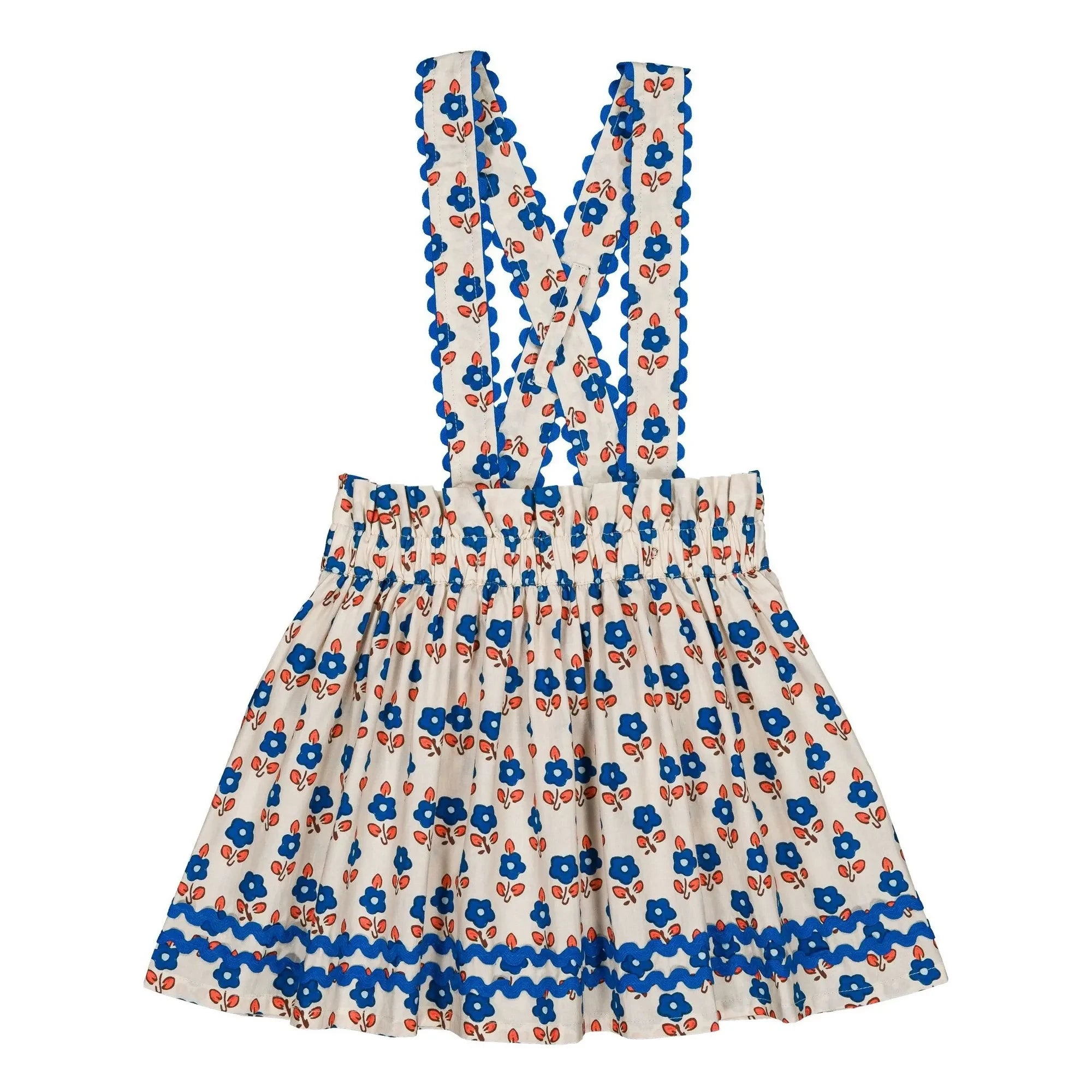 Hola, Simone - Falda sin tirantes Hydra Floral | Blanco