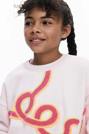 Sudadera Desigual de Algodón para Niños