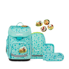 Ergobag - Set de mochila escolar Cubo Horsedreambear