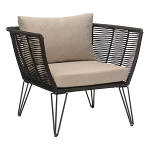 Bloomingville - Mundo Lounge al aire libre | Negro