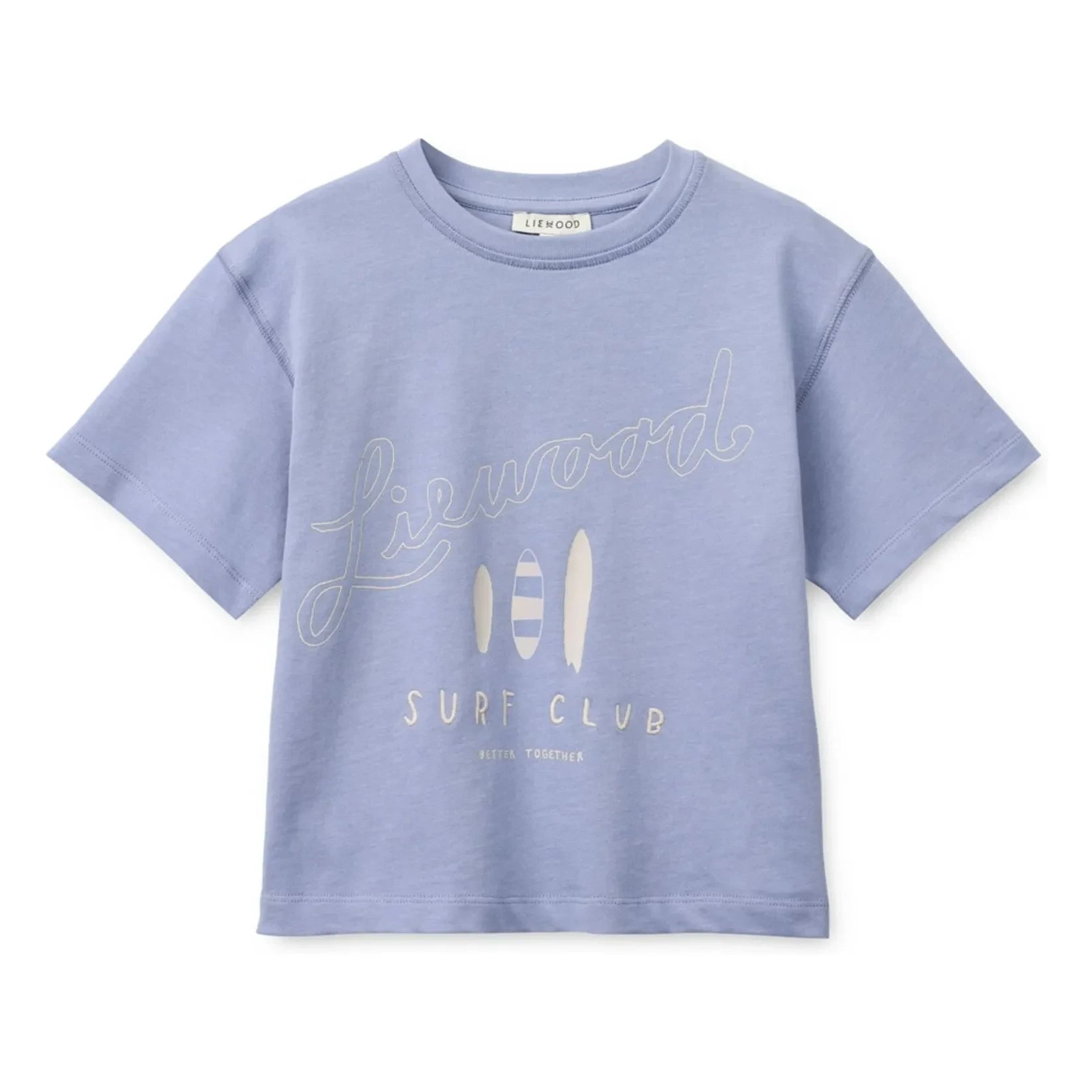 Liewood - Camiseta de Algodón Orgánico Tyler Surf | Lavanda