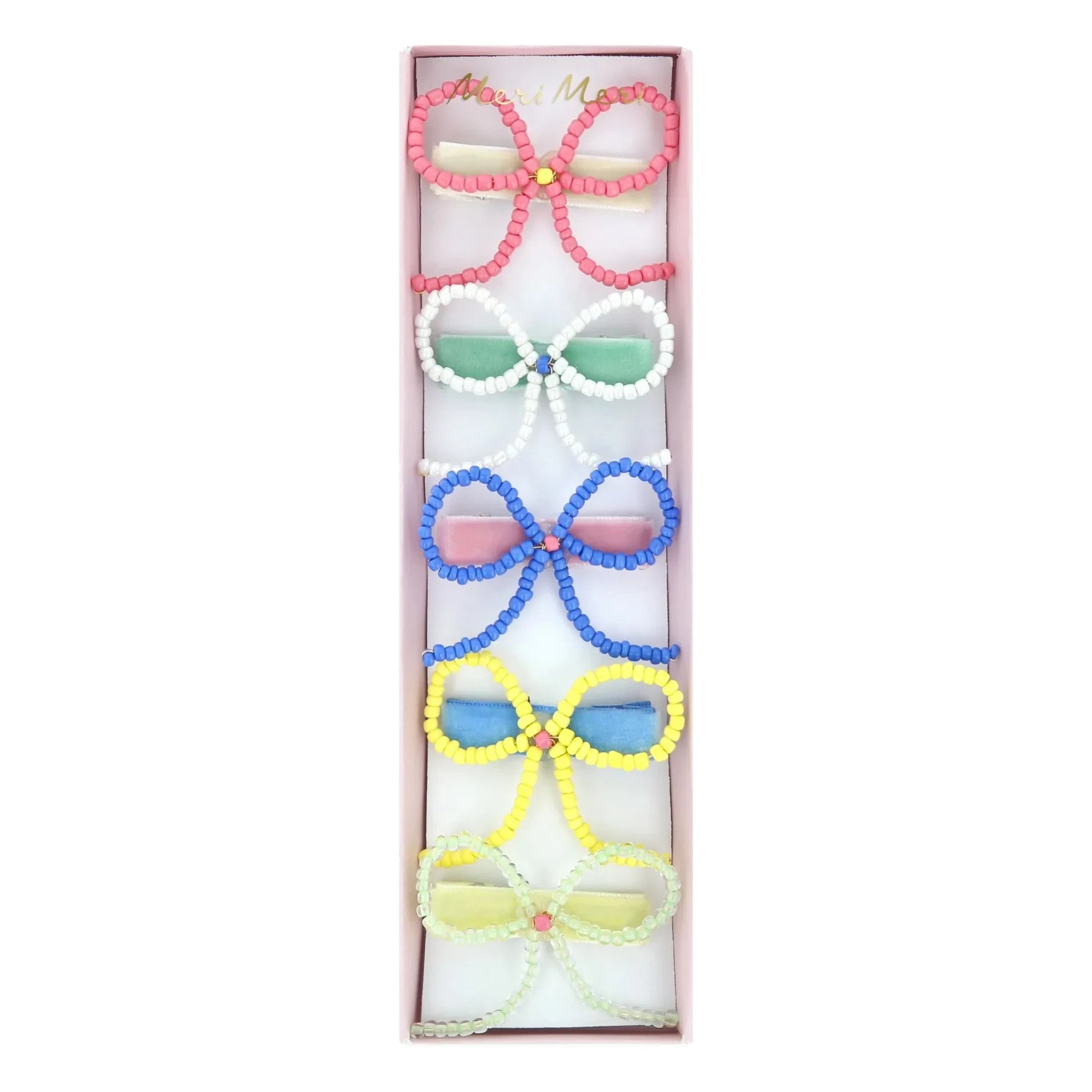 Meri Meri - Horquillas con Nudo de Perla - Set de 5