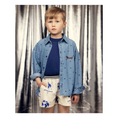 Mini Rodini - Short Society Tencel | Crudo