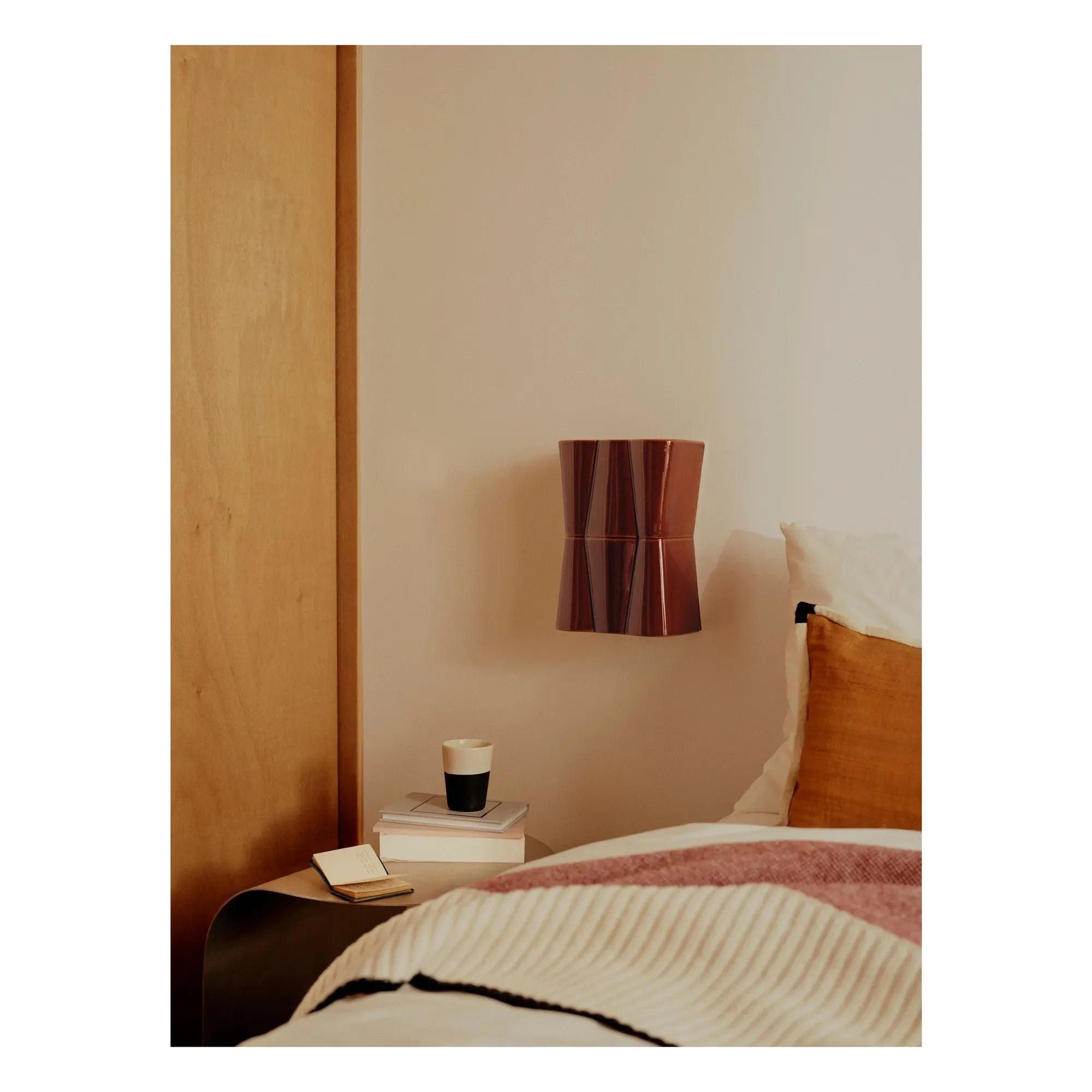 Maison Sarah Lavoine - Manta de lana Sky | Rojo