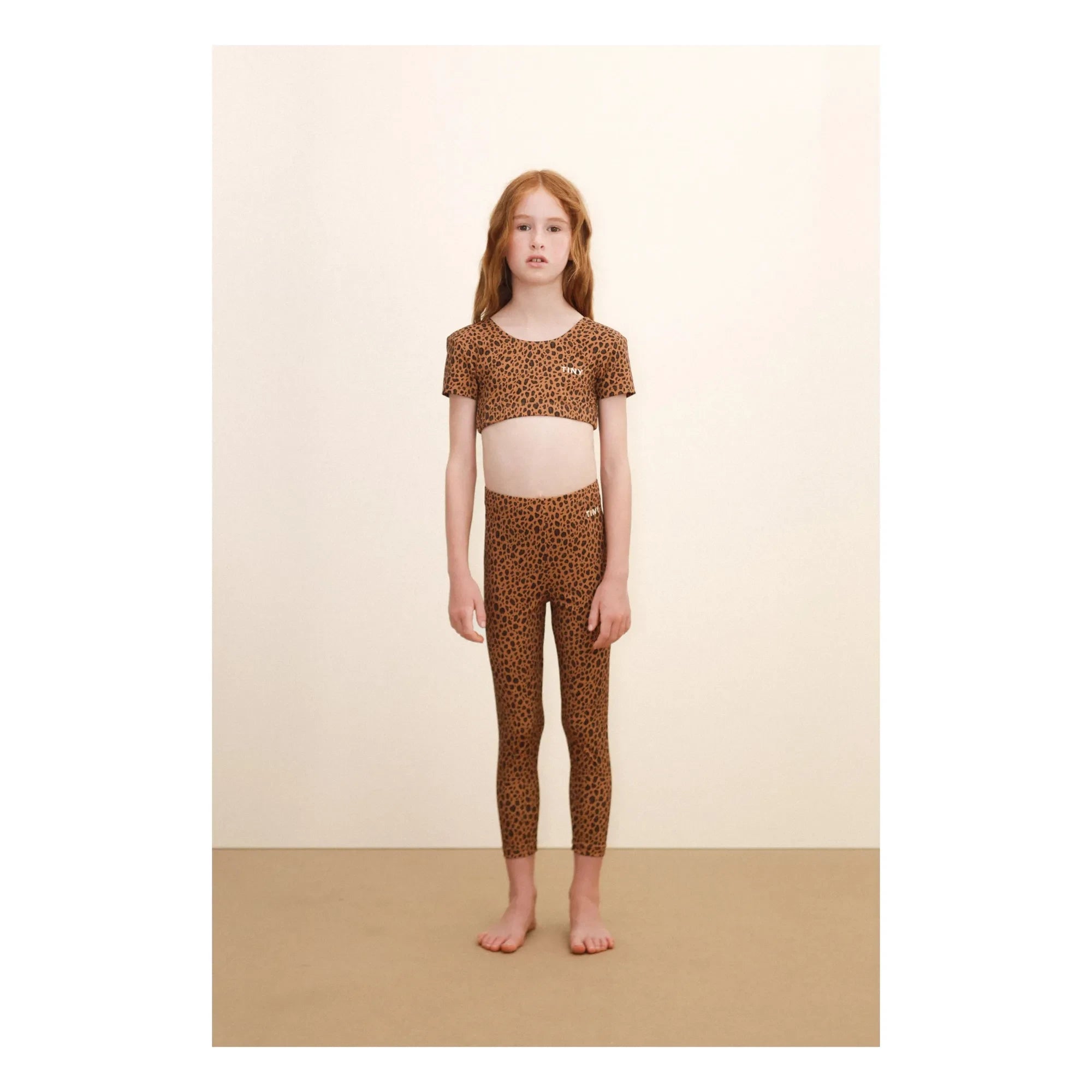 Tinycottons - Mallas leopardo | Marrón