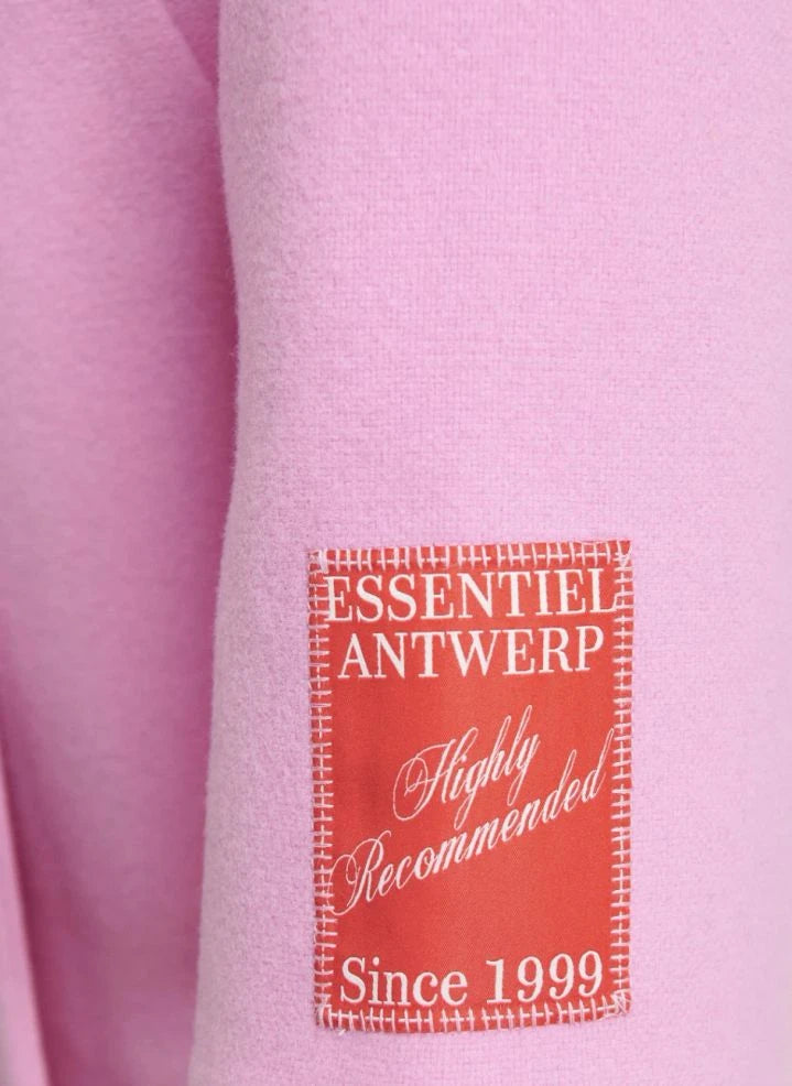 Essentiel Antwerp - Oversized Böbrek Kaban | Pembe