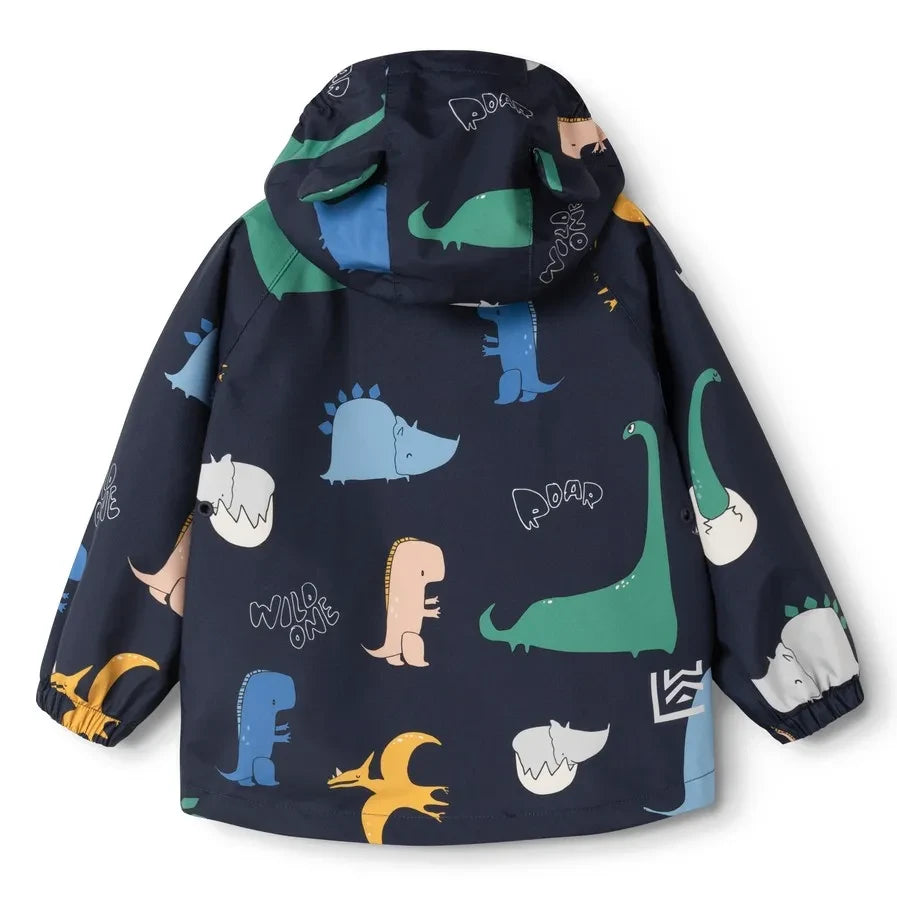 Liewood - Conjunto impermeable Manu Dinosaurs hecho con fibras recicladas | Azul marino