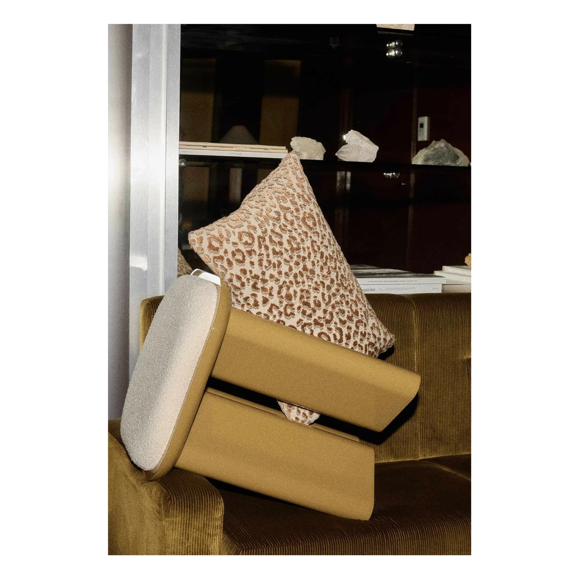 Gabrielle Paris - Funda de Cojín Jacquard | Leopardo