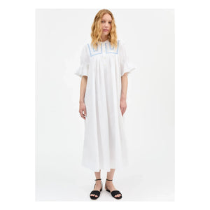 Skall Studio - Vestido Bonne de algodón | Blanco