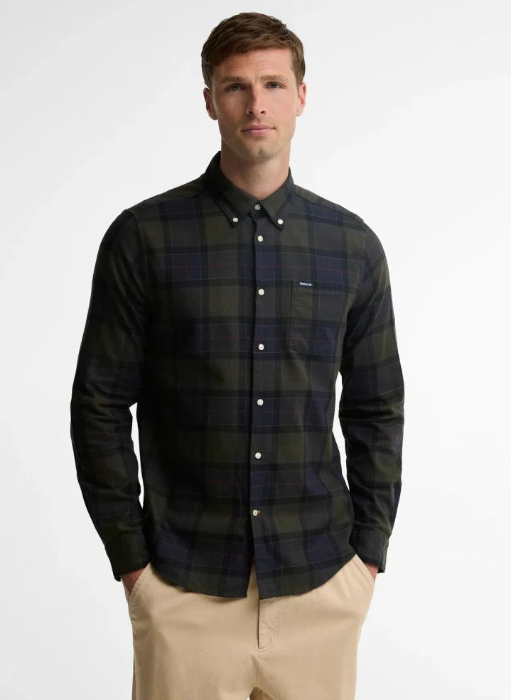 Barbour - Camisa de cuadros Fortrose | Verde oscuro