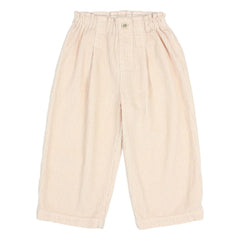 Búho - Pantalón de Terciopelo a Cuadros Vichy | Rosa Pálido