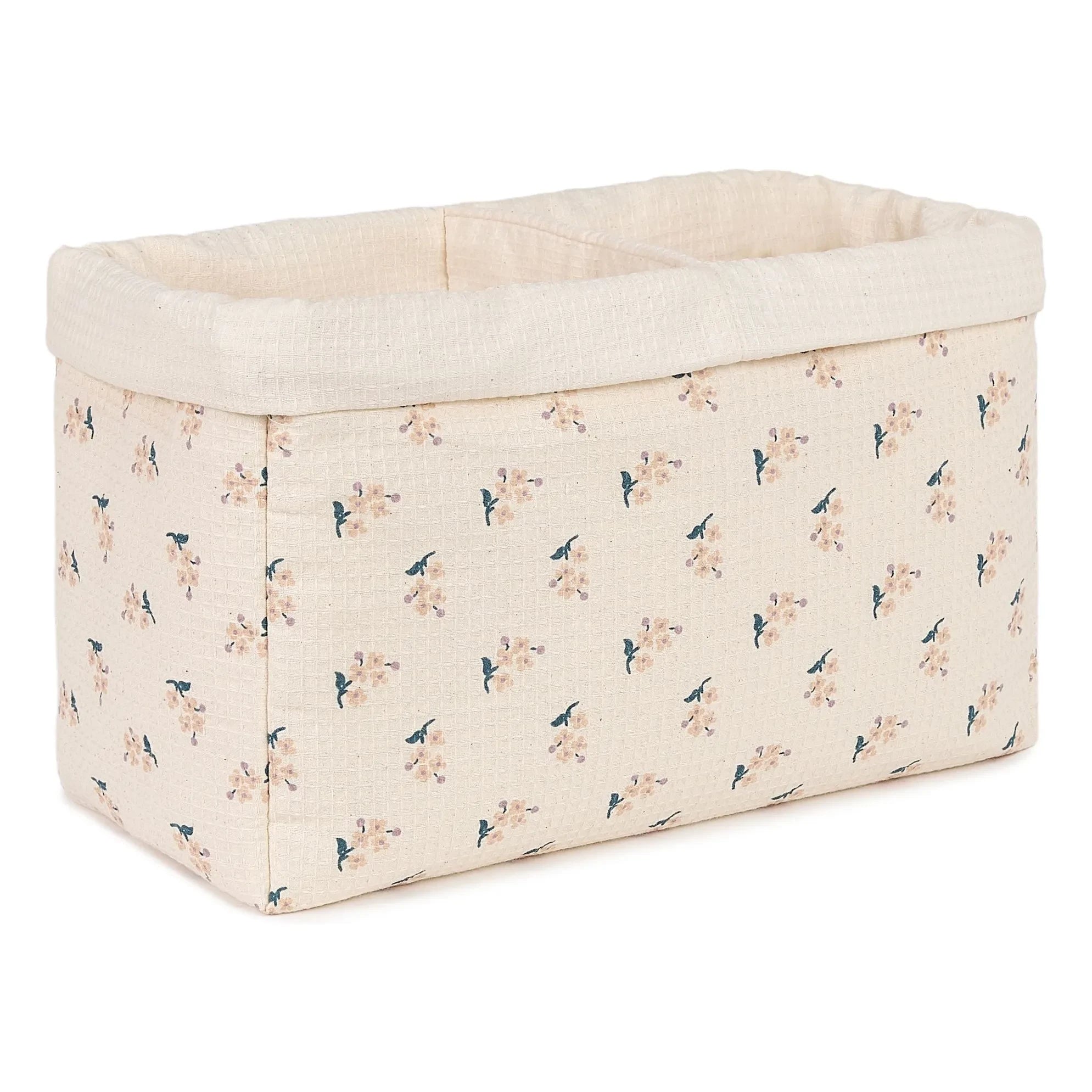 Nobodinoz - Cesta de almacenaje Darling con dos compartimentos | Beige