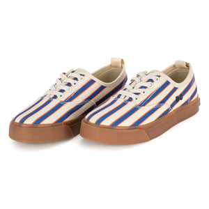 Bobo Choses - Zapatillas de deporte con cordones a rayas | Azul