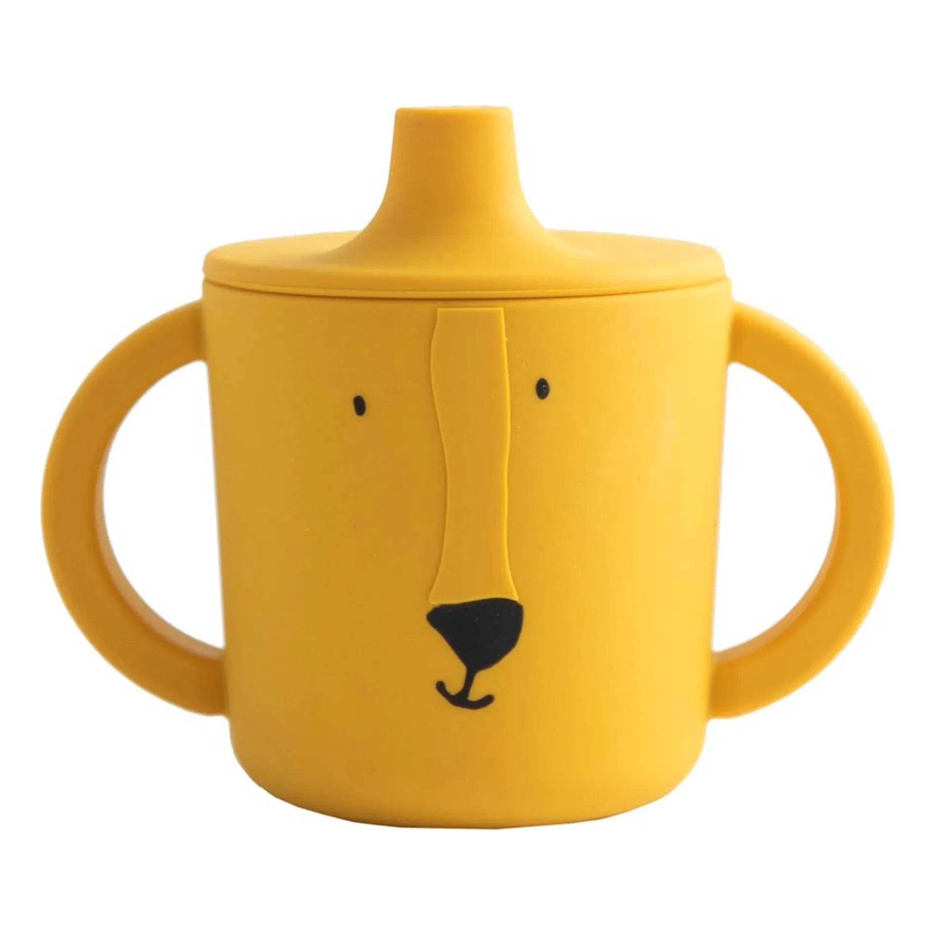 Trixie - Vaso de Aprendizaje de Silicona Sr. León | Amarillo