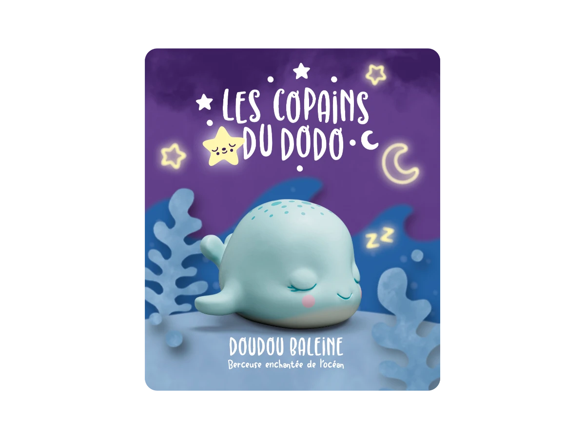 Tonies - Ballena de peluche francesa - Sleepy Friends