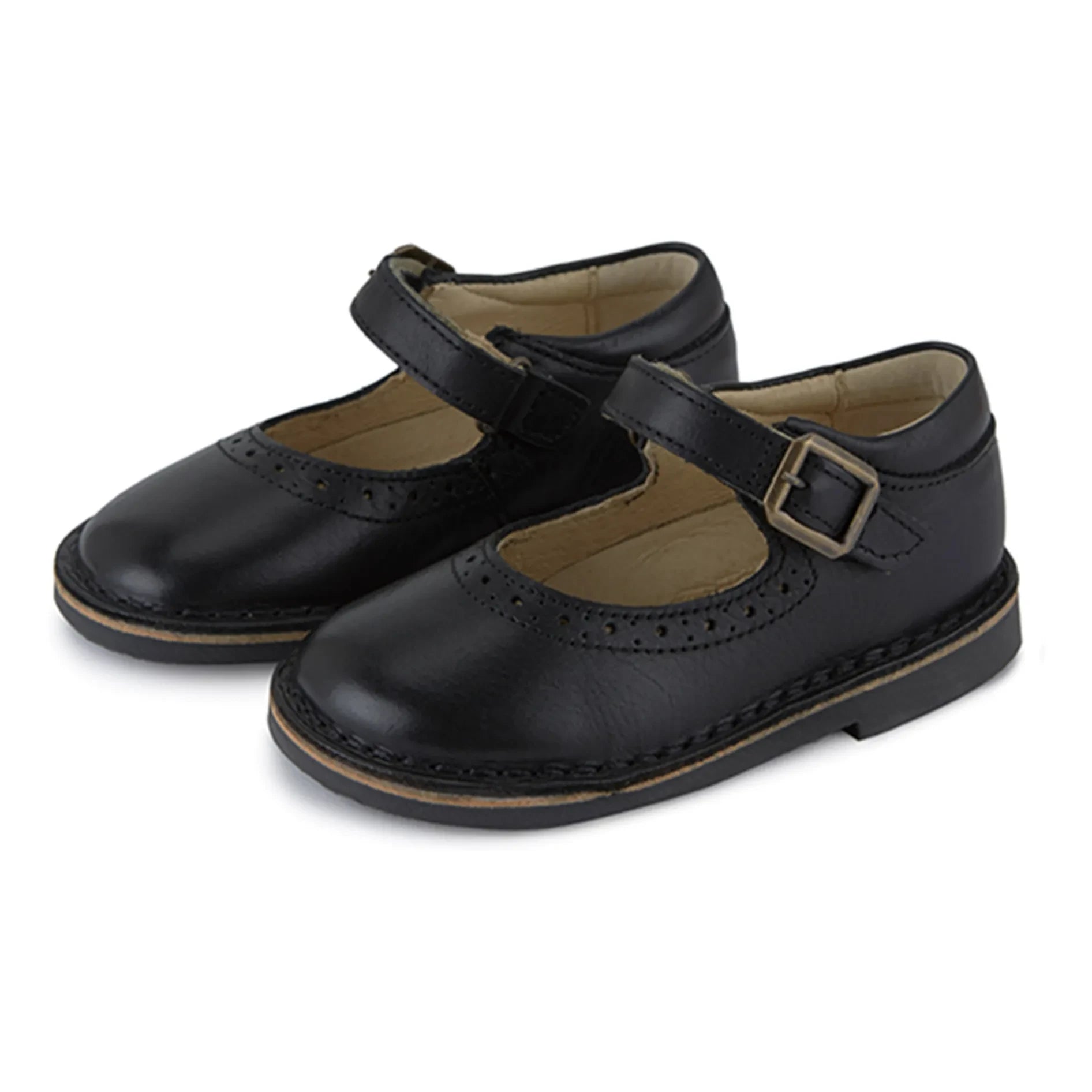 Young Soles - Zapatos Mary Jane con Velcro Martha | Negro