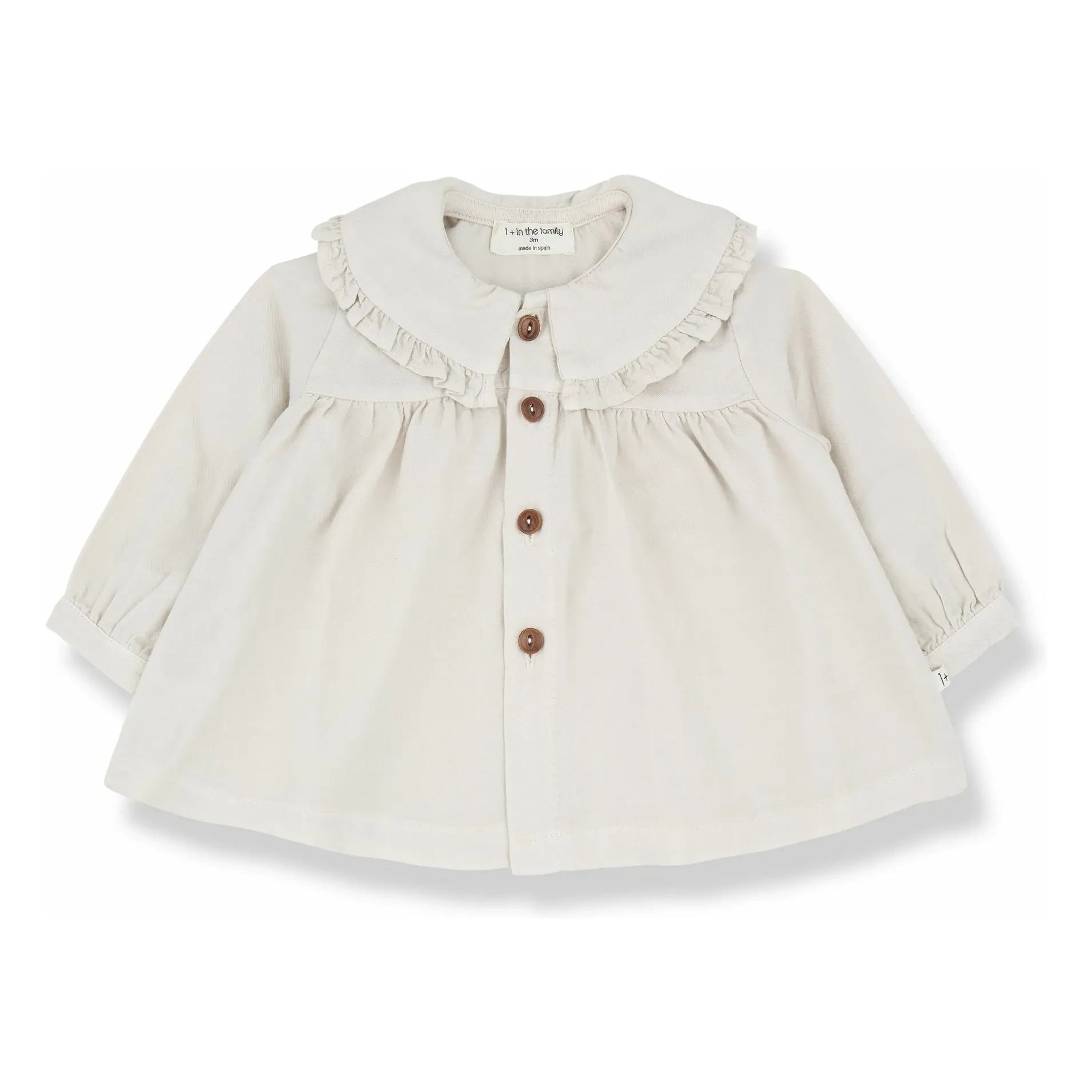 1+ en la familia - Blusa Jade | Brezo beige