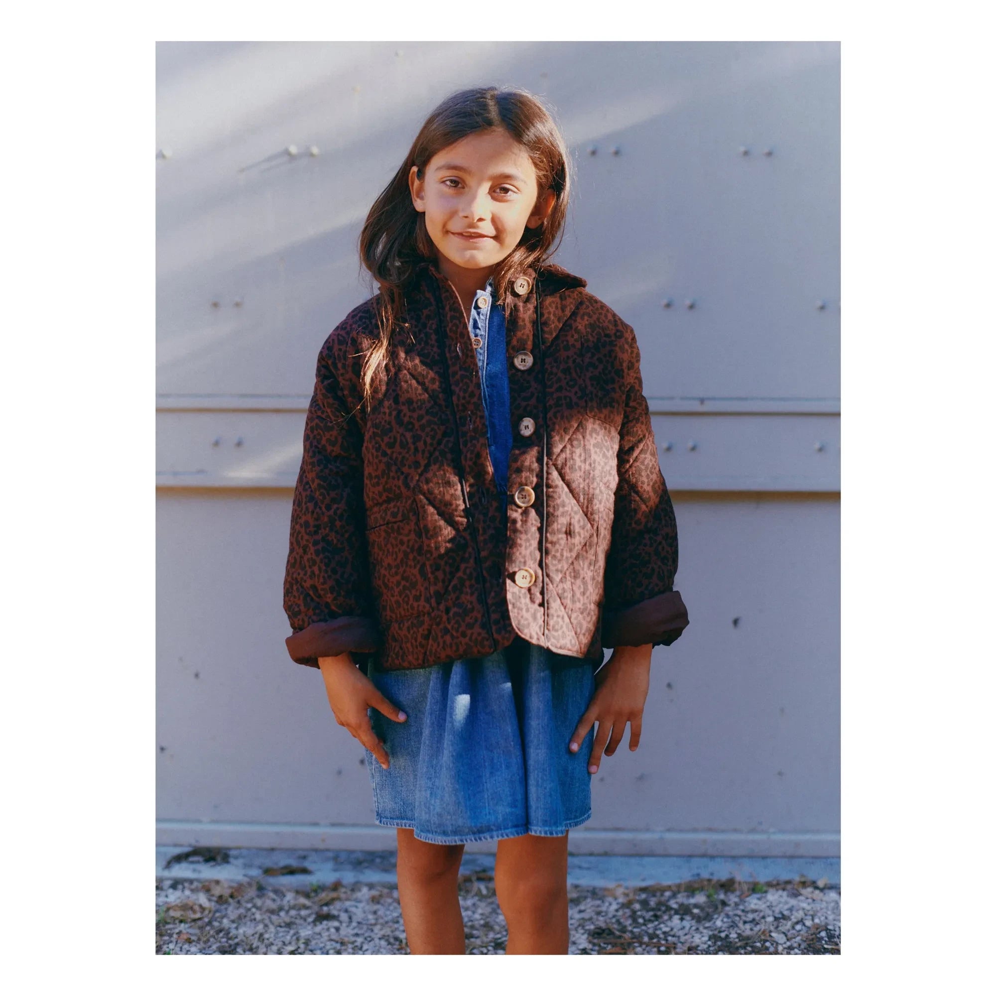 Marlot Paris - Chaqueta Henriette Leopar | Marrón