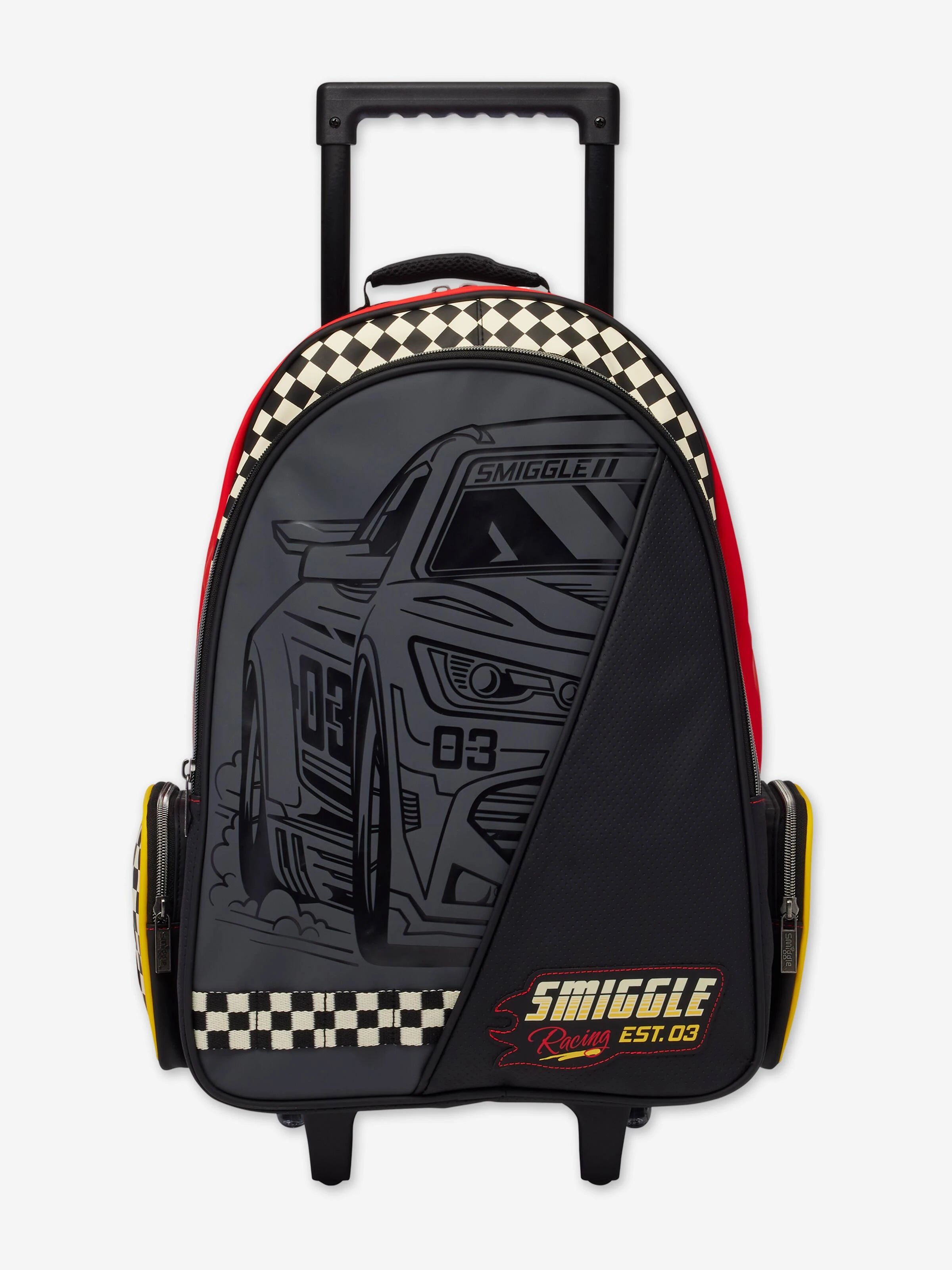 Smiggle - Pit Stop Işıklı Tekerlekli Çekçekli ve Sırt Çantası