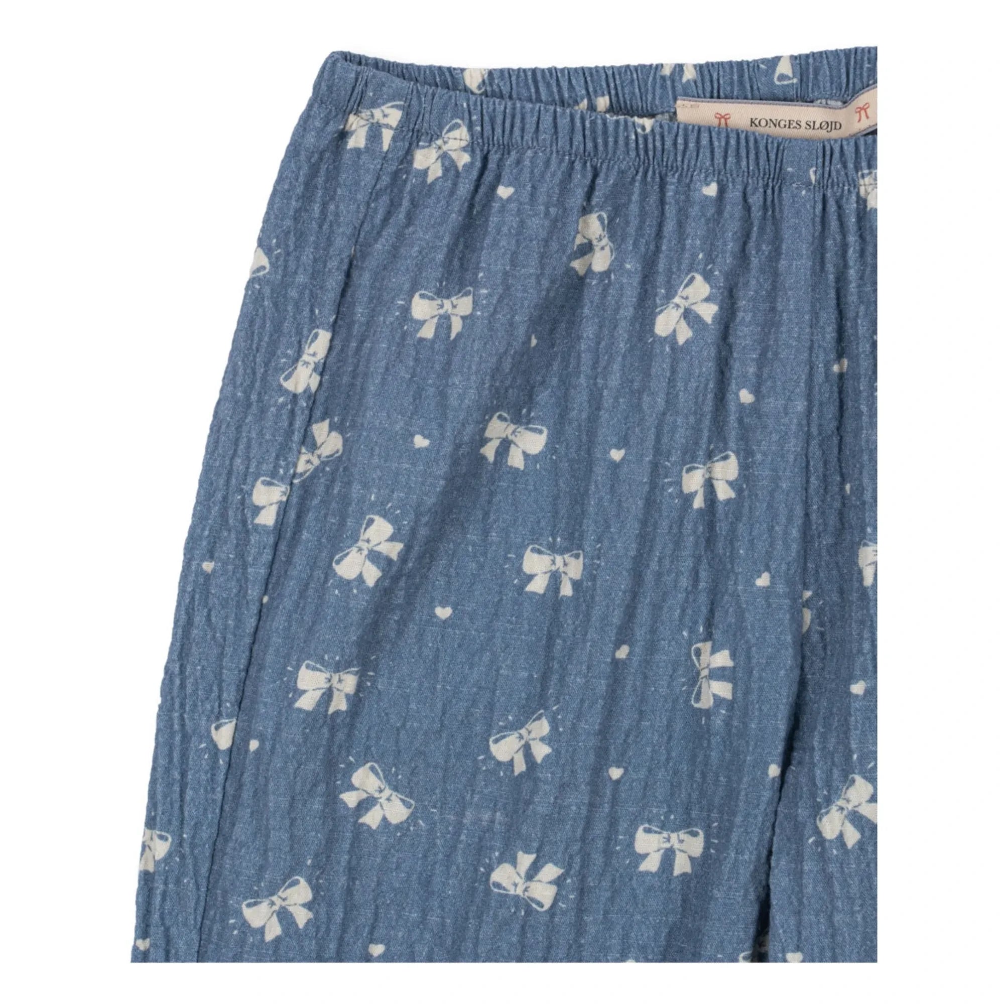 Konges Sløjd - Pantalones de algodón orgánico Vida | Azul