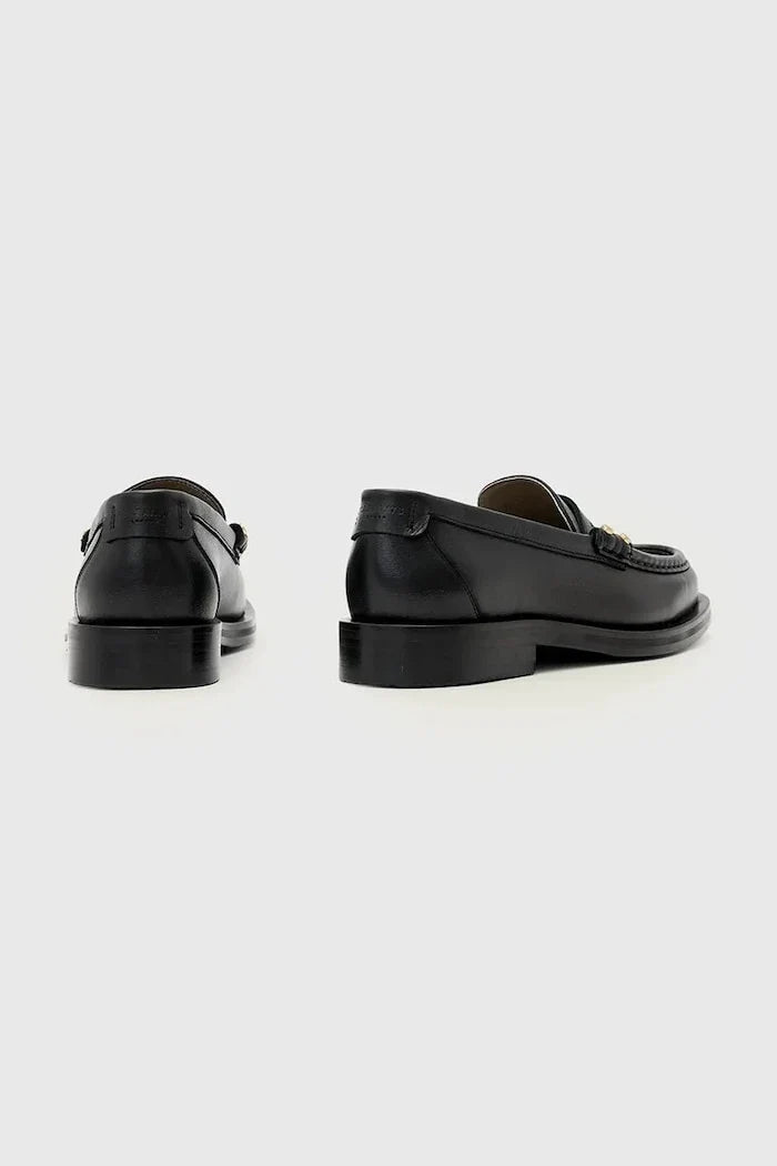 Mocasines de piel con tachuelas Bloom de AllSaints para mujer