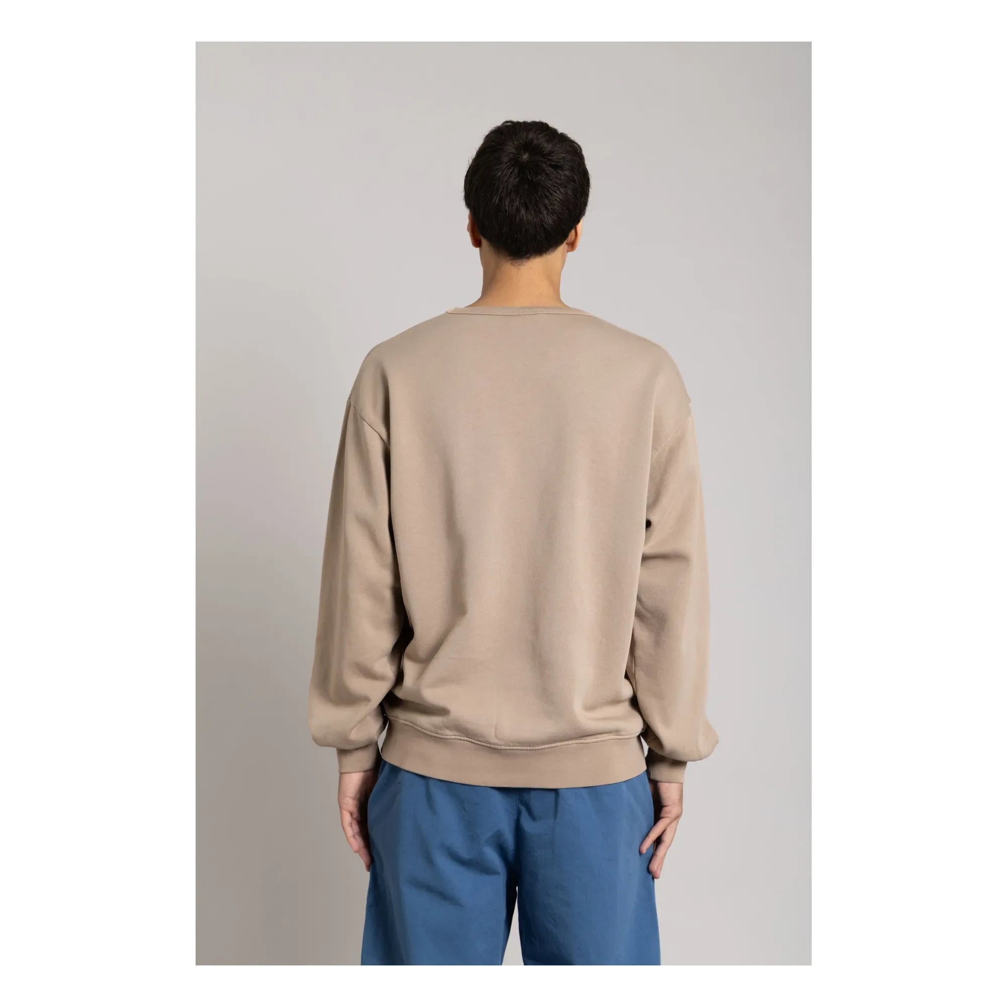 Sudadera Bond de algodón orgánico para Hombre Smallable | Marrón topo