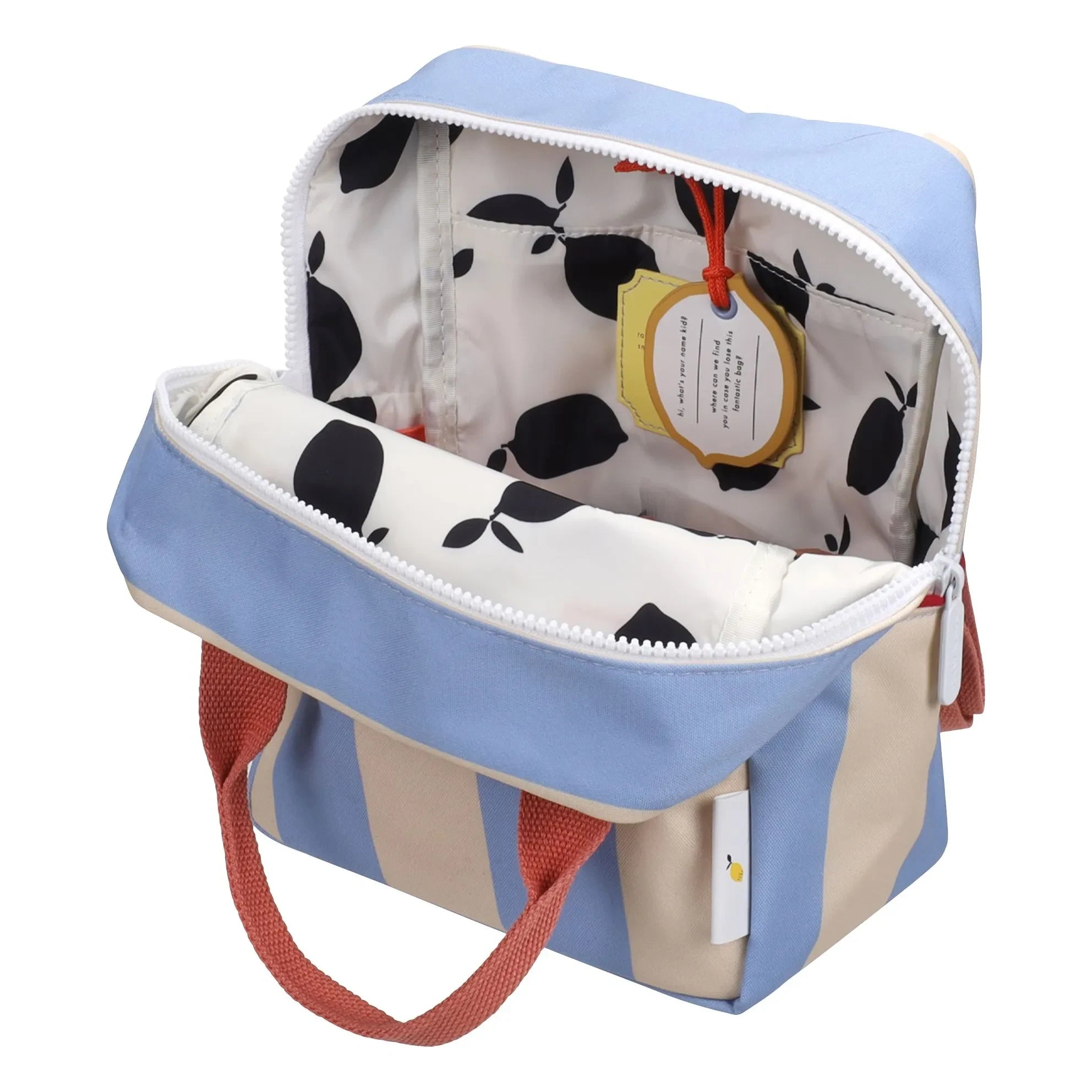 Sticky Lemon - Mochila Rayada Pequeña | Azul