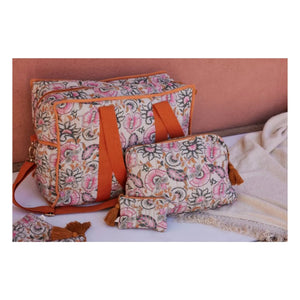 Louise Misha - Bolsa Teiki de algodón orgánico | Rosa