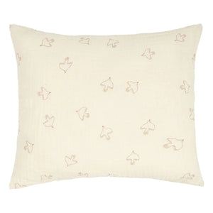 Nobodinoz - Funda de cojín Wabi-Sabi Hoshi Birds | Crema