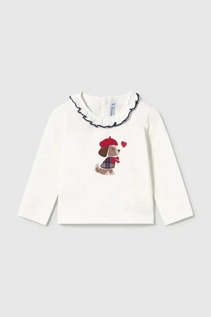 Camiseta de manga larga de algodón para niños Mayoral